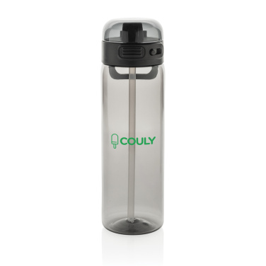 SipnLock RCS rPET auslaufsichere Sport-Trinkflasche 800 ml, Beispiel mit Logo
