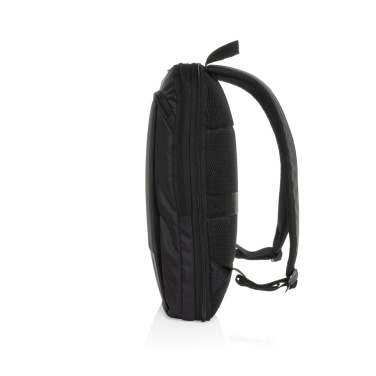 Logotrade Werbeartikel das Foto: Flexpack Aware™ Expandable Slim RPET 15,6" Laptop-Rucksack