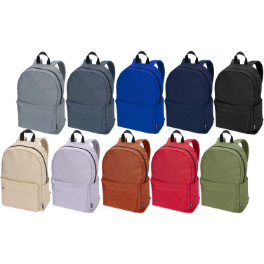 Logotrade Werbeartikel das Foto: Byron 14" GRS-recycelter City Laptop Rucksack 14 L