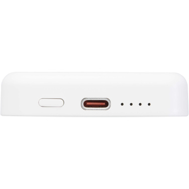 Logotrade Logogeschenke das Foto: Acrab 15 W 5.000 mAh magnetische kabellose Powerbank