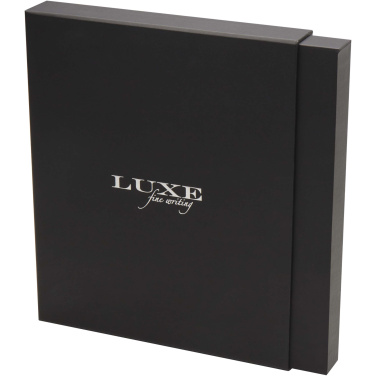 Logotrade Logogeschenke das Foto: Legato Elegance A5 Hardcover Notizbuch mit Tintenroller Set