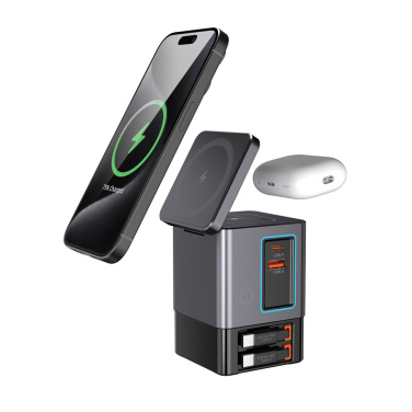 Logotrade werbemittel das Foto: Urban Vitamin Sacramento 105W GaN Charger mit einz. Kabeln