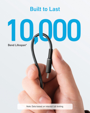 Logotrade werbemittel das Foto: Anker USB-C to USB-C Kabel - 1.8 Meter, 60W