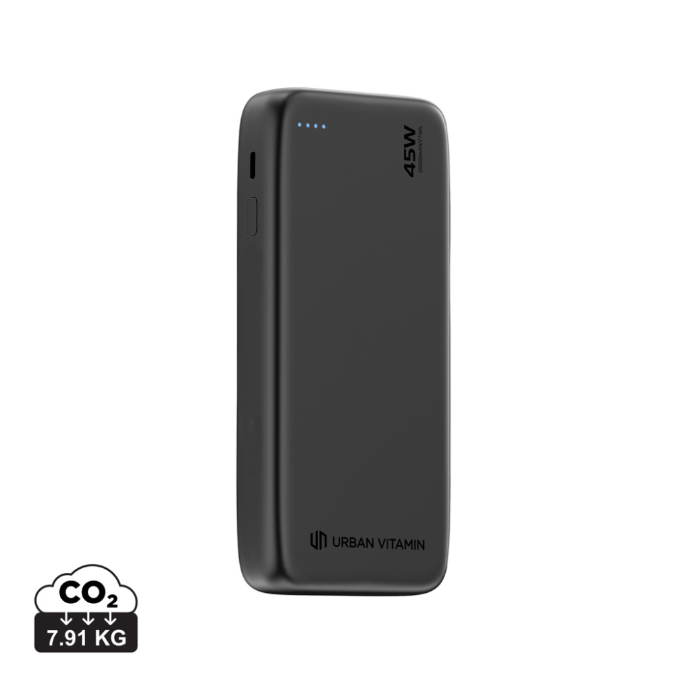 Logotrade Firmengeschenke das Foto: Urban Vitamin San Mateo 45W 20.000mAh Powerbank