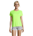 SPORTY DAMENT-SHIRT  140g, Neongelb