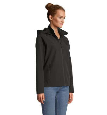 Logotrade Werbeartikel das Foto: RACE WOMEN HOODED JACKET