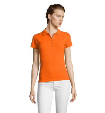 Logotrade Werbeartikel das Foto: PEOPLE DAMEN POLO 210g