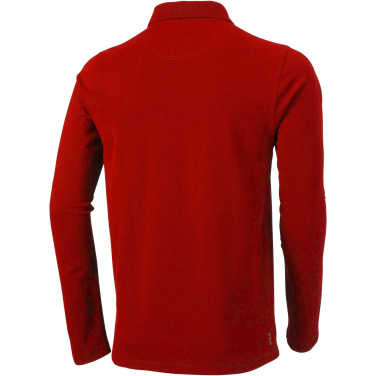 Logotrade Geschäftsgeschenke das Foto: Oakville Langarm Poloshirt für Herren