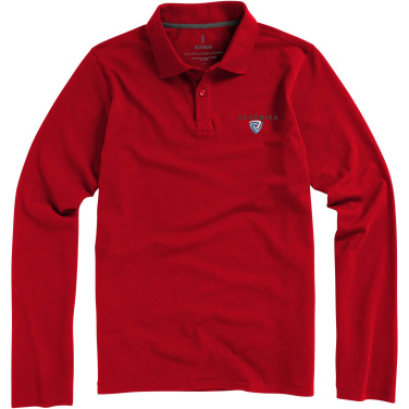 Logotrade Logogeschenke das Foto: Oakville Langarm Poloshirt für Herren