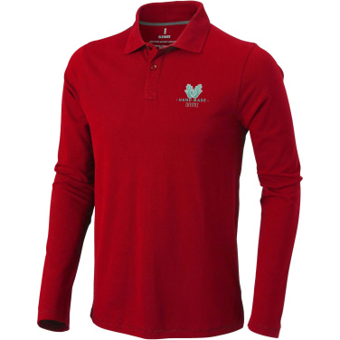 Logotrade Logogeschenke das Foto: Oakville Langarm Poloshirt für Herren