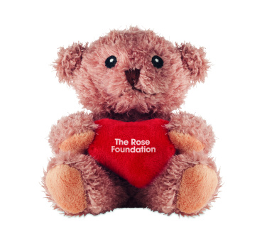 Logotrade Geschäftsgeschenke das Foto: Teddybär mit Herz