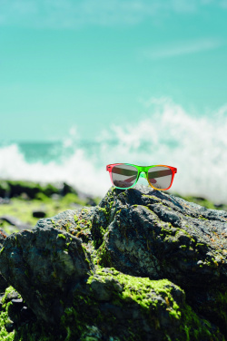 Logotrade werbemittel das Foto: Regenbogen Sonnenbrille UV400