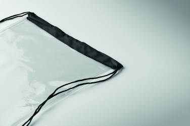 Logotrade Geschäftsgeschenke das Foto: Transparenter Kordelzugbeutel
