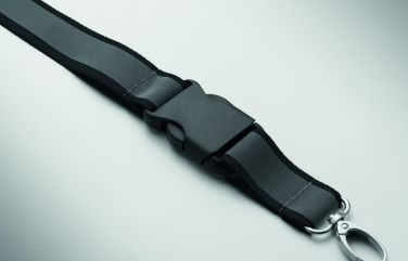 Logotrade Firmengeschenke das Foto: Reflektierendes RPET-Lanyard