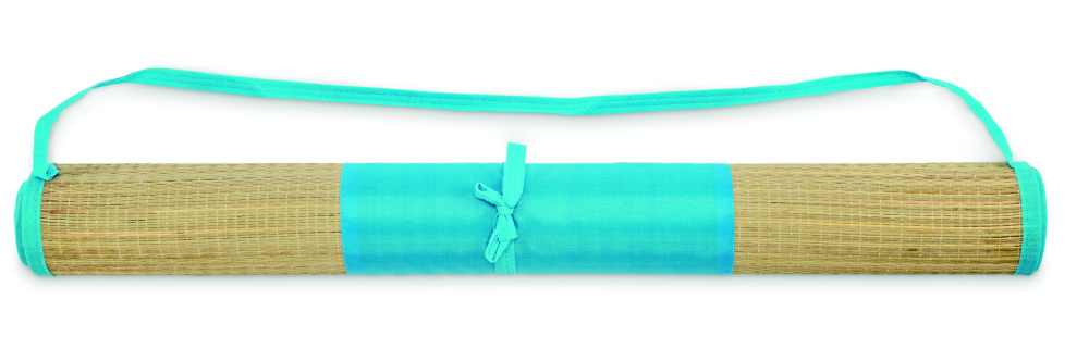 Logotrade Firmengeschenke das Foto: Strandmatte aus Stroh