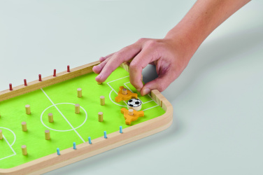 Logotrade werbemittel das Foto: Fußballspiel aus Holz