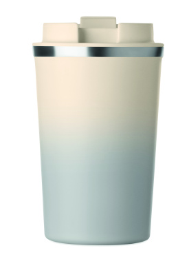 Logotrade werbemittel das Foto: BRACE GRADIENT doppelwandiger Thermobecher 350 ml