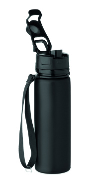 Logotrade Logogeschenke das Foto: Faltbare Sportflasche Silikon