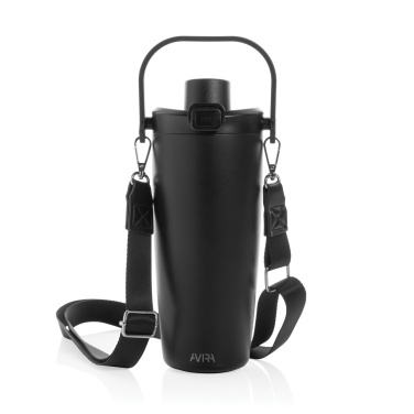 Logotrade werbemittel das Foto: Avira Ayala Crossbody Duosip Becher aus RCS rec. Stahl