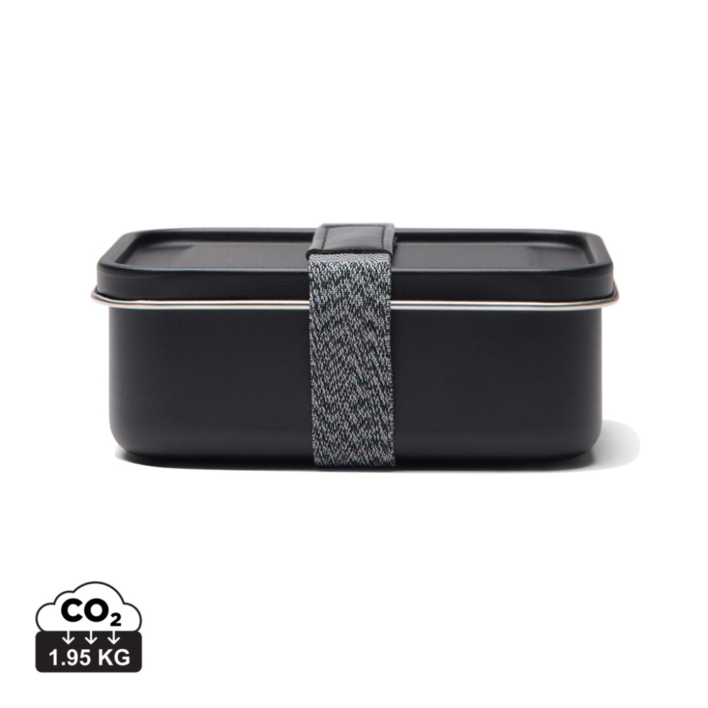 Logotrade Logogeschenke das Foto: VINGA Parks Lunch-Box aus RCS Stainless-Steel