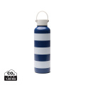 VINGA Lagoa Flasche aus RCS-recyceltem Edelstahl 600 ml, Marine