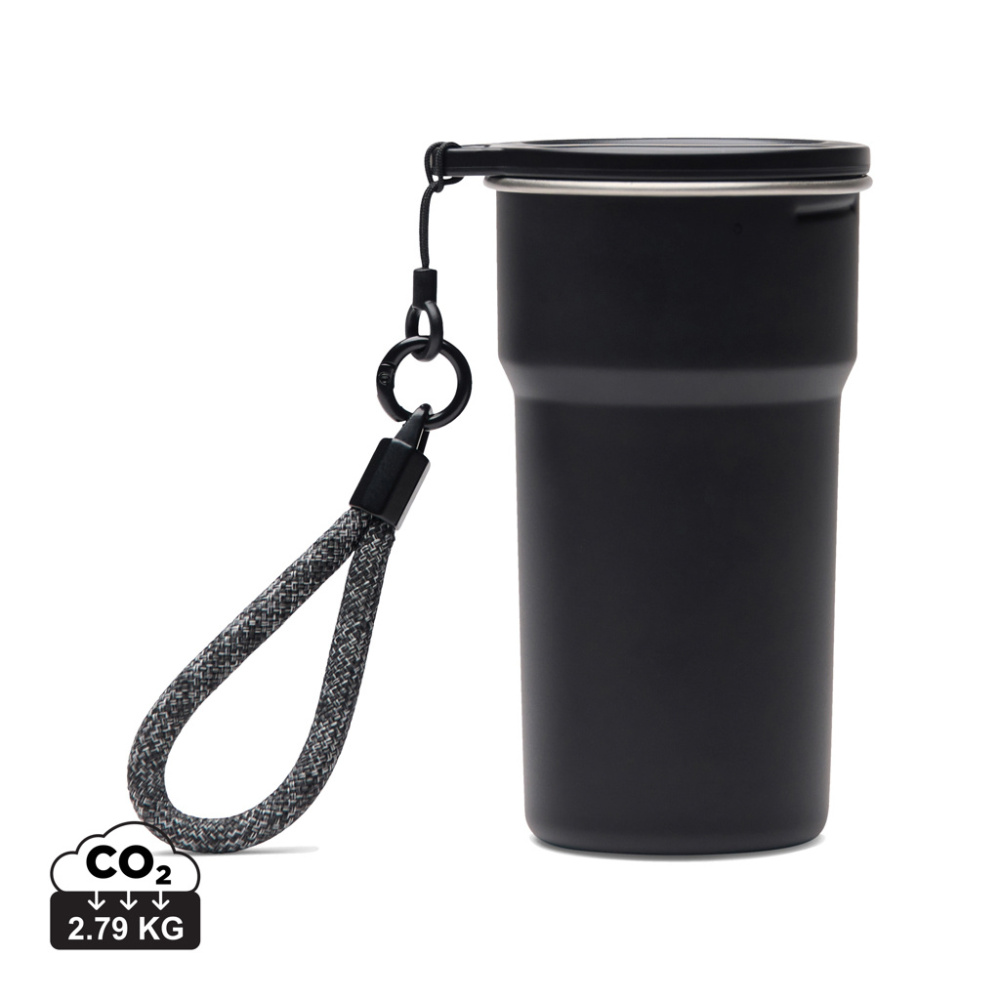 Logotrade Firmengeschenke das Foto: VINGA Parks Becher aus RCS Stainles Steel, 4 Stück, 250ml