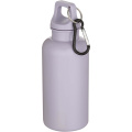 Oregon 400 ml einfarbige RS-zertifizierte Trinkflasche aus recyceltem Kunststoff mit Karabinerhaken, Lila