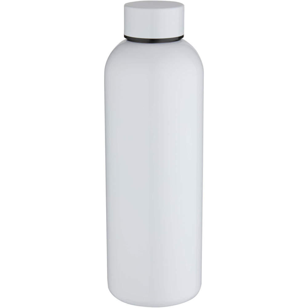 Logotrade Logogeschenke das Foto: Spring 750 ml RCS-zertifizierte einwandige Sublimation Trinkflasche aus recyceltem Edelstahl