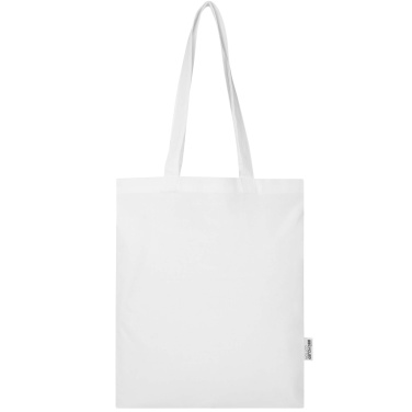Logotrade Geschäftsgeschenke das Foto: Peru Blend 180 g/m² Tragetasche aus GRS recycelter Baumwolle 7L