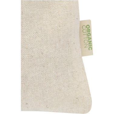 Logotrade Geschäftsgeschenke das Foto: Odisha 140 g/m² OCS Bio-Geschenktasche – 15 × 10 cm