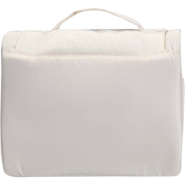 Logotrade Werbeartikel das Foto: Puffer GRS recycelte aufhängbare Kulturtasche 8L