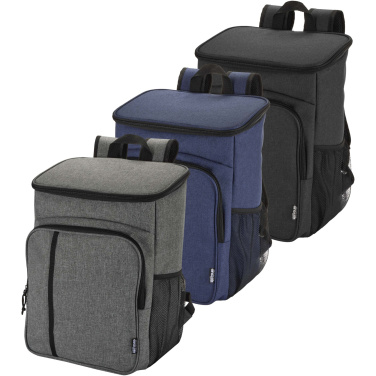 Logotrade Geschäftsgeschenke das Foto: Tundra GRS recycelter Picknickkühlrucksack mit Besteckset 20L