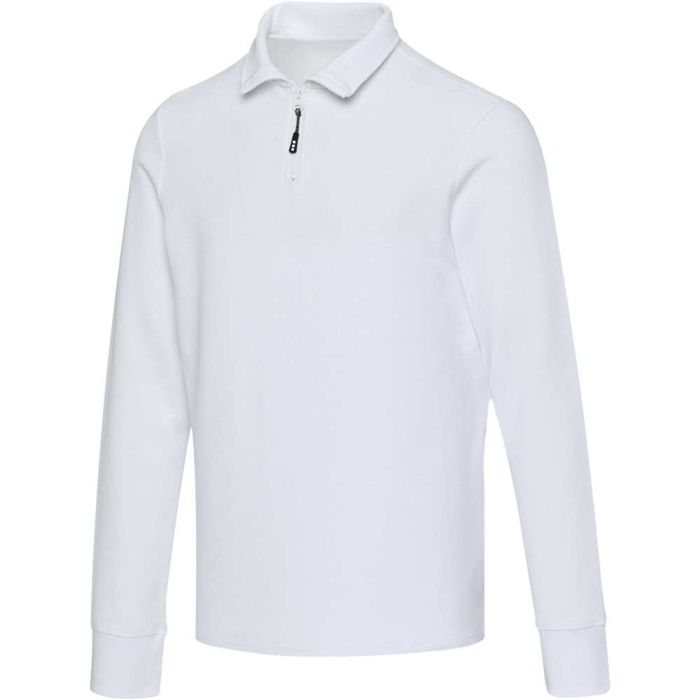 Logotrade Logogeschenke das Foto: Zeus Langarm Poloshirt Unisex mit Reißverschluss