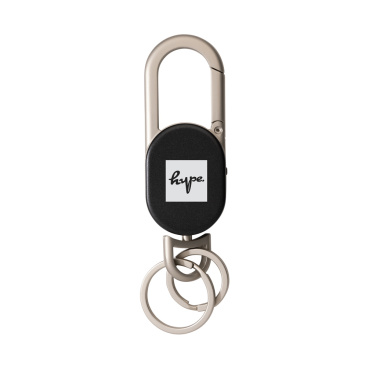 Logotrade Werbegeschenke das Foto: Keyfinder Dual Schlüsselanhänger mit weltweiter Ortung