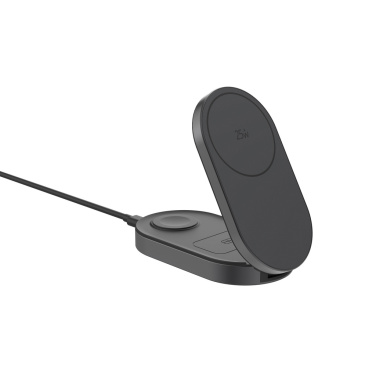 Logotrade Firmengeschenke das Foto: Quantum Ultra-Fast 3-in-1 25W faltbarer Wireless Charger