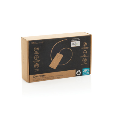Logotrade Firmengeschenke das Foto: Quantum RCS Ultra-Fast 45W 10.000mAh Powerbank mit Display