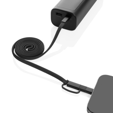 Logotrade Werbeartikel das Foto: Arc ultradünnes 60W 2-in-1 Magnetkabel