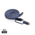 Arc ultradünnes 60W 2-in-1 Magnetkabel, Blau