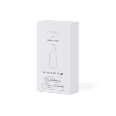 Logotrade Firmengeschenke das Foto: VINGA Baltimore RCS Schlüsselhalter mit Dual-Finder