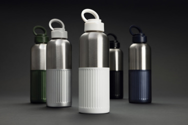 Logotrade Geschäftsgeschenke das Foto: Ripple RCS R-Steel auslaufsichere Wasserflasche 750ml