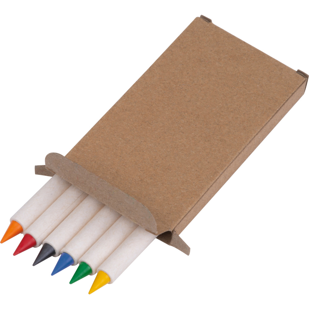 Logotrade Werbegeschenke das Foto: Infinity Set Wachsmalstifte KINGSTON