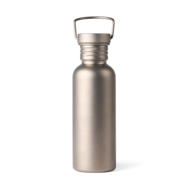 Logotrade Geschäftsgeschenke das Foto: Nordic Drift Trail Ultraleichte Titan-Wasserflasche 600ml
