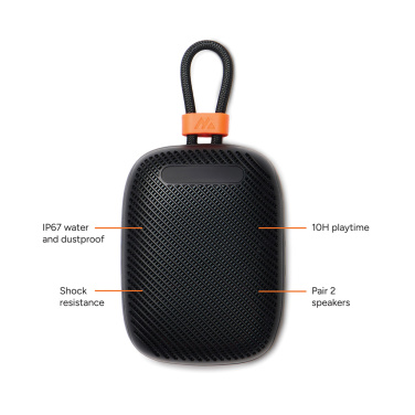 Logotrade Logogeschenke das Foto: Nordic Drift Titan IP67 wasser-& staubgeschützter 5W-Speaker