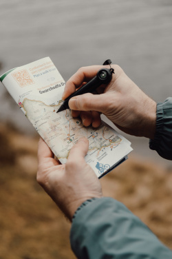 Logotrade Werbeartikel das Foto: Nordic Drift Trial RCS Infinity Pocket-Pen mit Kompass