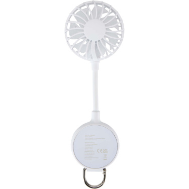 Logotrade Werbegeschenke das Foto: Ventio Magnetischer, tragbarer Ventilator aus recyceltem Kunststoff