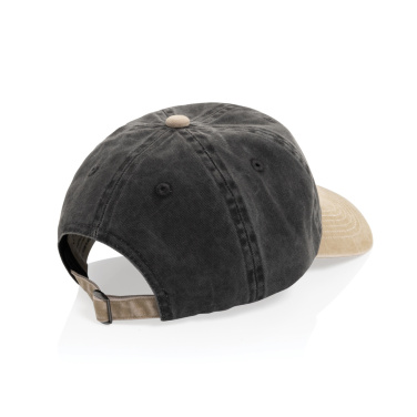 Logotrade Geschäftsgeschenke das Foto: BEAU AWARE™ Two-Tone 6-Panel-Cap aus washed Cotton-Twill