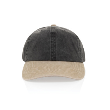 Logotrade werbemittel das Foto: BEAU AWARE™ Two-Tone 6-Panel-Cap aus washed Cotton-Twill