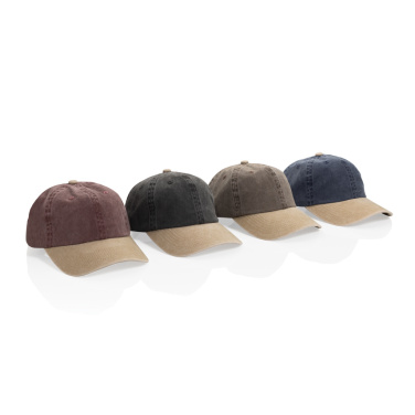 Logotrade Firmengeschenke das Foto: BEAU AWARE™ Two-Tone 6-Panel-Cap aus washed Cotton-Twill