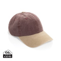 BEAU AWARE™ Two-Tone 6-Panel-Cap aus washed Cotton-Twill, Rot