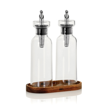 Logotrade Werbegeschenke das Foto: AdHoc Menage AromaPour Öl- und Essigspender-Set 300ml